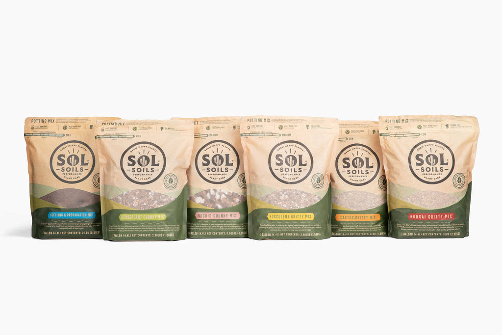 Sol Soils Houseplant Chunky Mix 2 Qt – Fast-Draining Aroid & Tropical Potting Soil