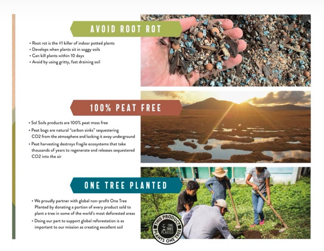 Sol Soils Cactus Gritty Mix 2 Qt – Fast-Draining Cactus & Succulent Soil